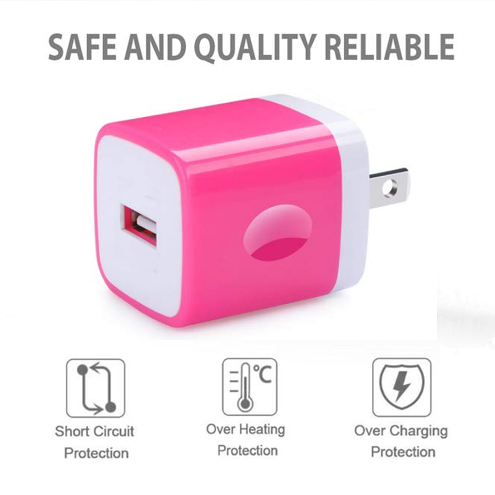 USB Wall Charger Google Pixel LG Phone XR/XS/X 8/7/6 Plus BEST4ONE 2.1A/5V Dual Port USB Plug Power Adapter Charging Block Cube Compatible with Moto Black/Rose Samsung 3-Pack USB Wall Charger Google Pixel LG Phone XR/XS/X 8/7/6 Plus BEST4ONE 2.1A/5V Dual Port USB Plug Power Adapter Charging Block Cube Compatible with Moto Black/Rose Samsung 3-Pack